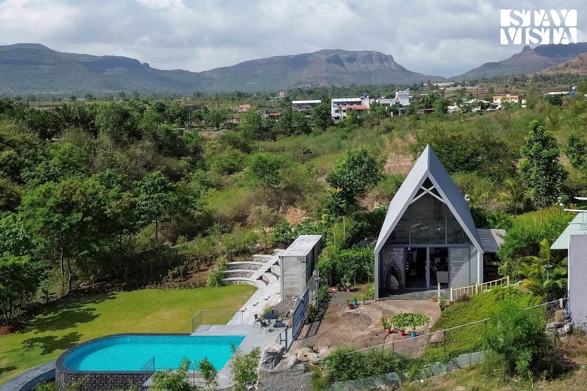 Stayvista'S Celeste Villa - Hill-View Retreat With Infinity Pool นาสิก ภายนอก รูปภาพ